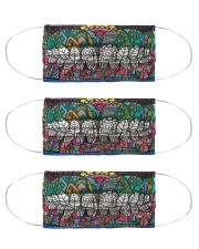 Teeth Abstract Mask 1, Dentist Office Mask, Dental Hygienist Mask, Dental Mask, Dentist Gift Cloth Face Mask - 3 Pack front