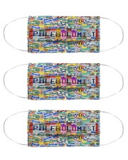 Plate mas - phlebolomist Cloth Face Mask - 3 Pack front