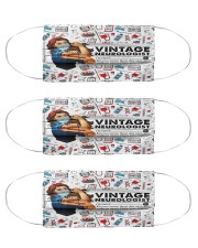 Neurologist Vintage Cloth Face Mask - 3 Pack front
