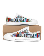 shoe plate dietitian Women's Low Top White Shoes thumbnail