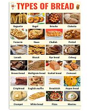 types of bread 24x36 Poster front