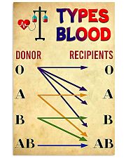 blood type 11x17 Poster front
