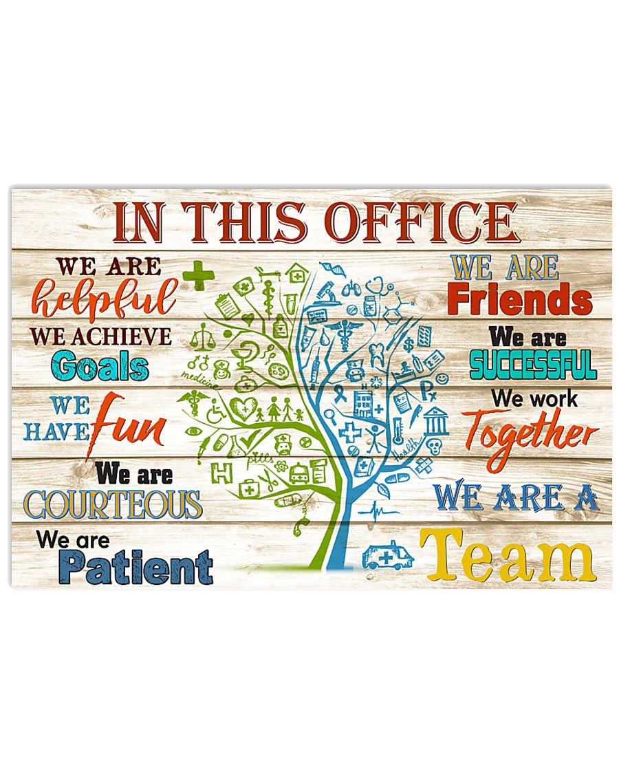 this office tree nurse 17x11 Poster