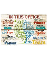 this office tree nurse 17x11 Poster front