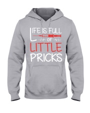 phlebo pricks Hooded Sweatshirt tile