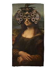 Mona Lisa Phoropter Poster Canvas, Physician Poster Canvas, Optician Gift Idea, Optometry, Optometrist Health Care Canvas Beach Towel tile