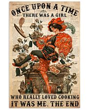 Once Upon A Time There Was A Girl Who Really Loved Cooking It Was Me The End Poster, Kitchen Decor, Mom Gift Cooking, Cooker Poster, Love Cooking 24x36 Poster front