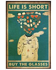 life short glasses 24x36 Poster front