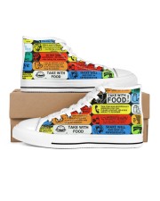 shoe-pharmacy label Men's High Top White Shoes thumbnail