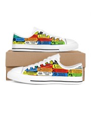 shoe-pharmacy label Women's Low Top White Shoes thumbnail