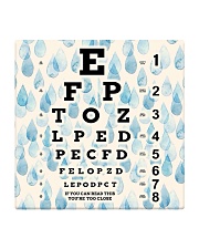 eye chart-close-pattern 2l Square Coaster tile
