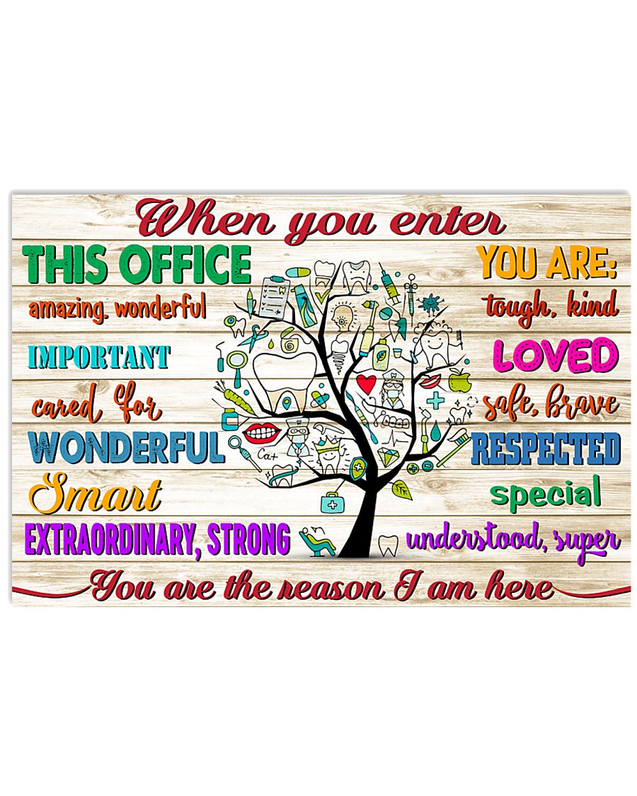 Enter dental 36x24 Poster
