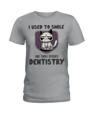 grumpy dentistry Ladies T-Shirt tile