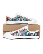shoe plate veterinarian Women's Low Top White Shoes thumbnail