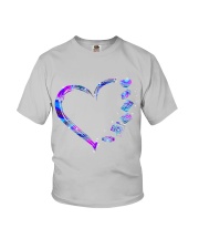 heart neon cardiologist Youth T-Shirt tile