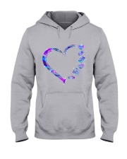 heart neon cardiologist Hooded Sweatshirt tile