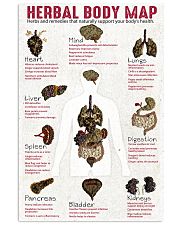 Herbal-Body-Map 11x17 Poster front