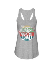 My Favorite Nurse Calls Me Dad Shirt, Nurse Dad Shirt, RN Dad T Shirt, Fathers Day Shirts, My Favorite Nurse Calls Me Dad, Proud Dad Of Nurse Ladies Flowy Tank tile