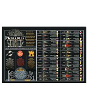 Pizzza and beer paring 24x16 Poster front