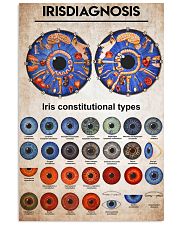 iridology knowledge 11x17 Poster front