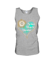 my heart optometrist Unisex Tank tile