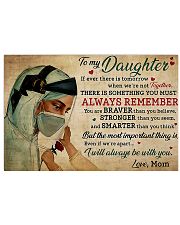 nurse to my daughter 17x11 Poster front