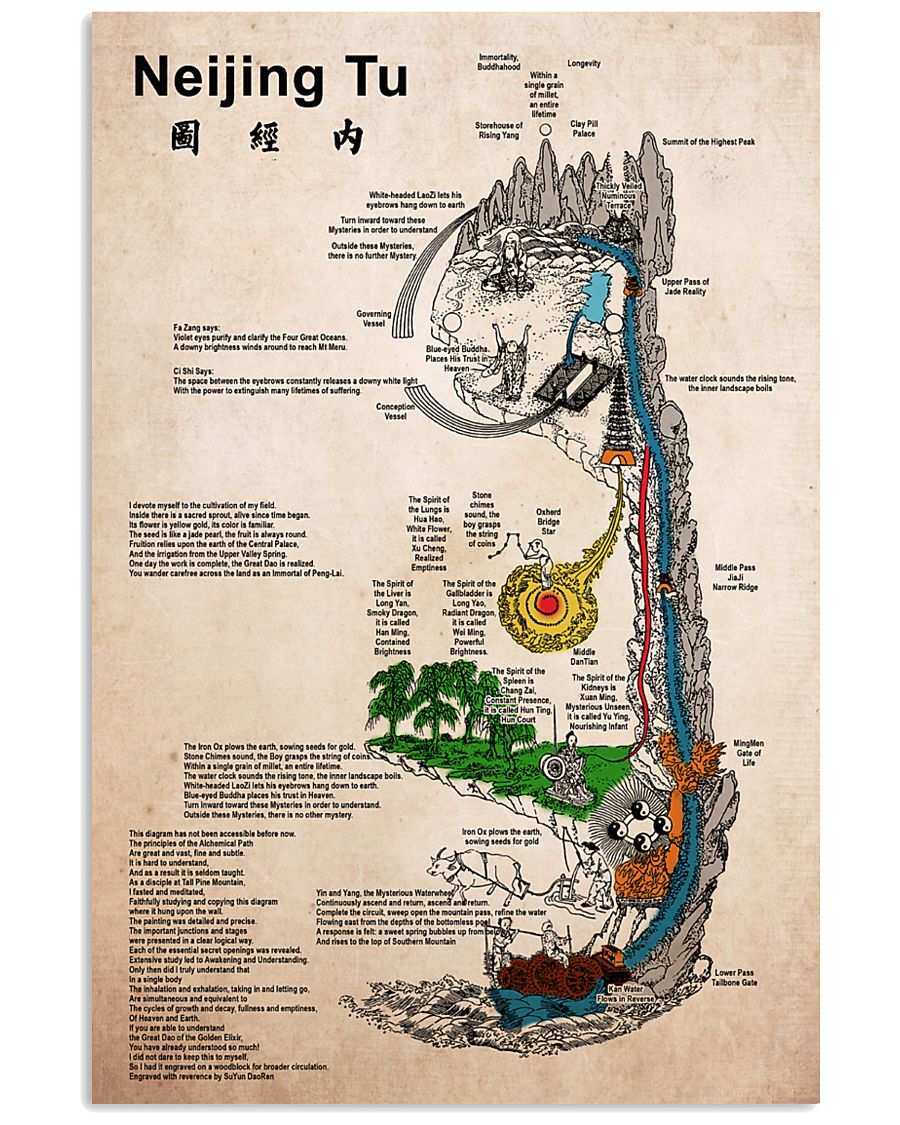 taoist neijing 24x36 Poster
