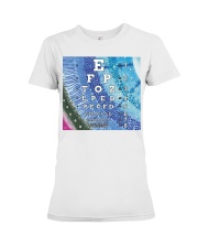 eye-chart pattern-eye Premium Fit Ladies Tee tile