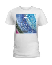 eye-chart pattern-eye Ladies T-Shirt tile