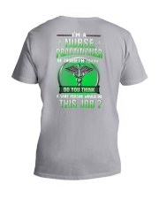 nurse practitioner sane V-Neck T-Shirt tile