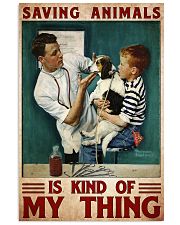 vet tech saving 11x17 Poster front