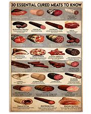 cured meat 24x36 Poster front
