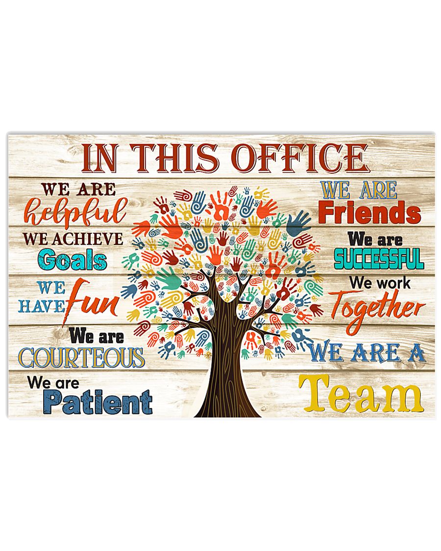 Occupational Therapist this office tree 17x11 Poster