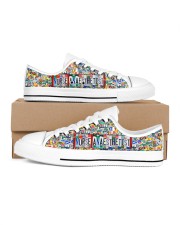 shoe plate Nurse anaesthetist left Men's Low Top White Shoes inside-left-outside-left