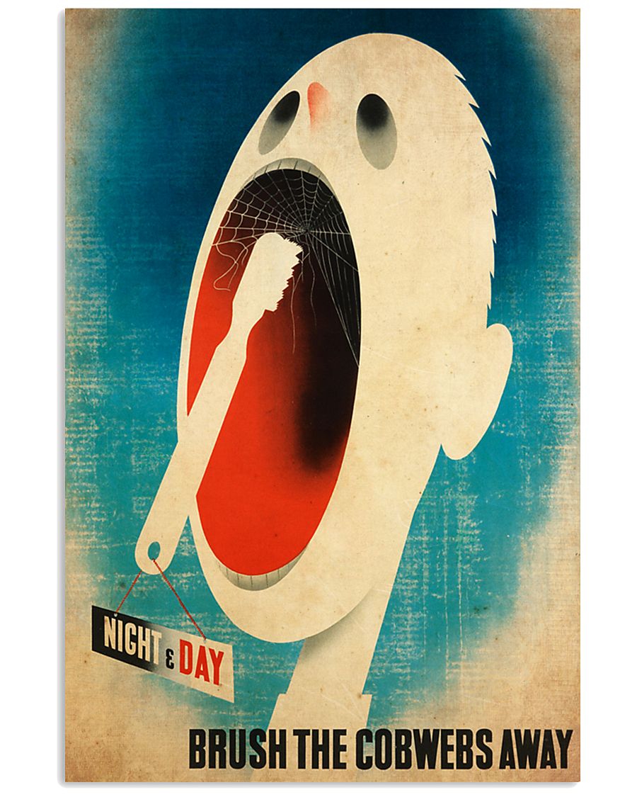 vintage dentist cobweb 11x17 Poster
