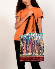 Abstract teeth tote 1 All-over Tote aos-all-over-tote-lifestyle-front-06