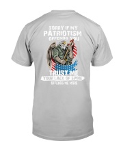 Sorry If My Patriotism Offends You Trust Me Your Lack Of Spine Offends Me More Shirt, American Veteran Shirt, Independence Day, Fourth Of July Tee, V Classic T-Shirt tile