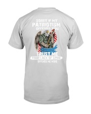 Sorry If My Patriotism Offends You Trust Me Your Lack Of Spine Offends Me More Shirt, American Veteran Shirt, Independence Day, Fourth Of July Tee, V Premium Fit Mens Tee tile