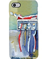 dental brush painting Phone Case i-phone-8-case