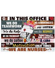 office nurse vase 17x11 Poster front