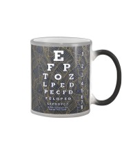 eye chart close pattern 3l Color Changing Mug thumbnail