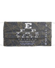 eye chart close pattern 3l Mask tile
