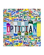 plate mask optician Square Coaster tile