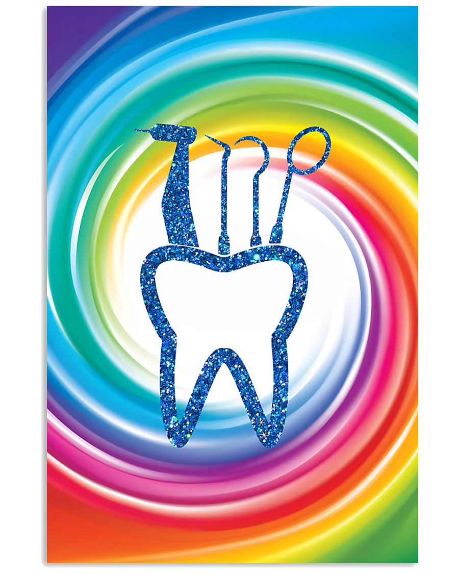 dentist swirl color 11x17 Poster