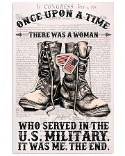 SHE SERVED IN THE US MILITARY 11x17 Poster front