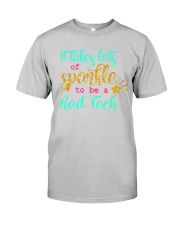 red tech sparkle Classic T-Shirt tile