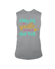 red tech sparkle Sleeveless Tee tile