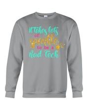 red tech sparkle Crewneck Sweatshirt tile