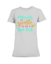 red tech sparkle Premium Fit Ladies Tee tile