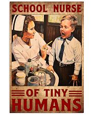 School Nurse Of Tiny Humans Vintage Poster, School Nurse Office Decor, School Nurse Sign, Nurse Wall Art, School Nurse Appreciation Gift 11x17 Poster front
